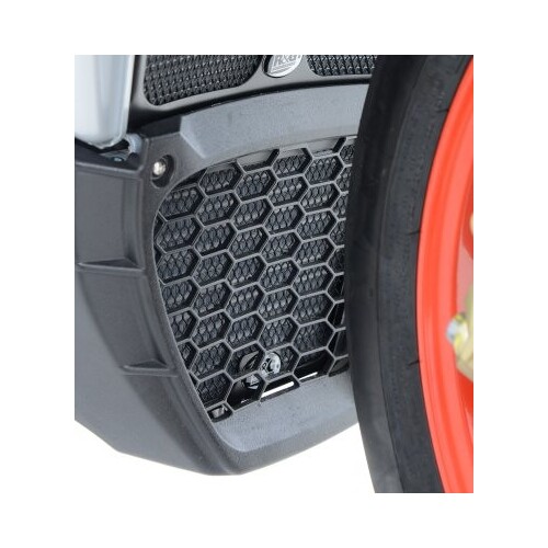 R&G Racing Oil Cooler Guard To Suit Aprilia RSV4 RF, Tuono 1100 '15- and Aprilia RSV-4 1100 Factory ’19-