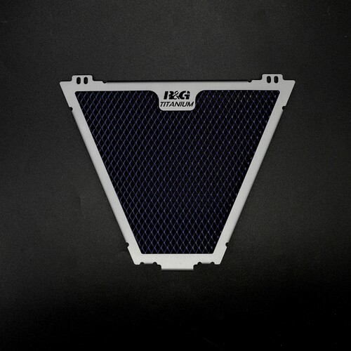 R&G Racing Titanium Oil Cooler Guard To Suit Ducati Panigale V4, V4S and Speciale 