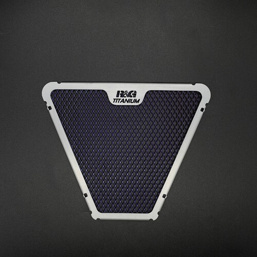 R&G Racing Titanium Oil Cooler Guard To Suit Ducati Streetfighter V4(S) '20-, Panigale V4R '19-, Panigale V4(S) '18- & Panigale Speciale '18-
