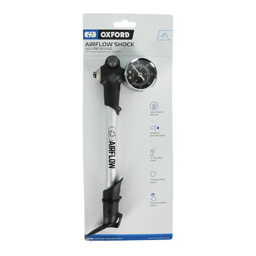Oxford Shock / Fork Pump W/ Gauge - 300psi Max