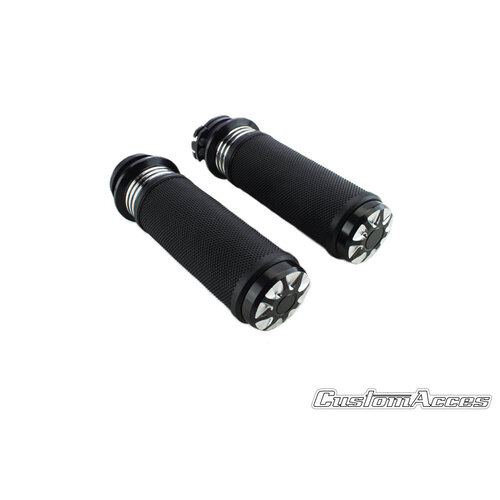 Custom Access Moon Cable Grips To Suit Various Harley Davidson Models