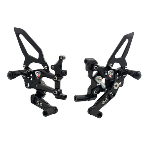 CNC Racing Adjustable rear sets RPS "Easy" Ducati SBK Panigale series road and reverse shifting