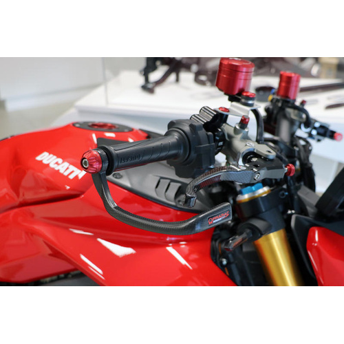 CNC Racing Brake-Guard Carbon Race - Protection Front Brake Lever matt carbon Pramac Racing Limited Edition