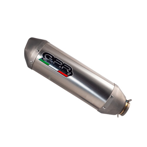 GPR Exhaust To Suit Gas Gas EC 500 F 2024-2025, Pentacross Inox, Racing full system exhaust, including removable db killer/spark arrestor 