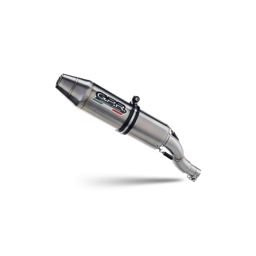 GPR Exhaust To Suit Polaris Sportsman 850 XP  2012-2016, Satinox Atv, Homologated legal slip-on exhaust including removable db killer and link pipe 