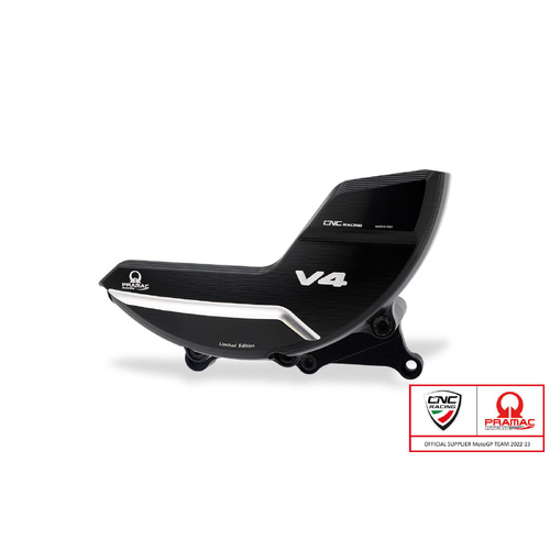 CNC Racing Clutch cover protector Ducati Multistrada Streetfighter V4 - Pramac Racing Limited Edition