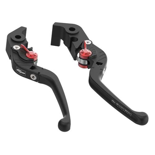 Evotech Performance Evo Folding Clutch And Brake Lever Set To Suit Ducati Hypermotard V2 SP (2026 - Onwards)