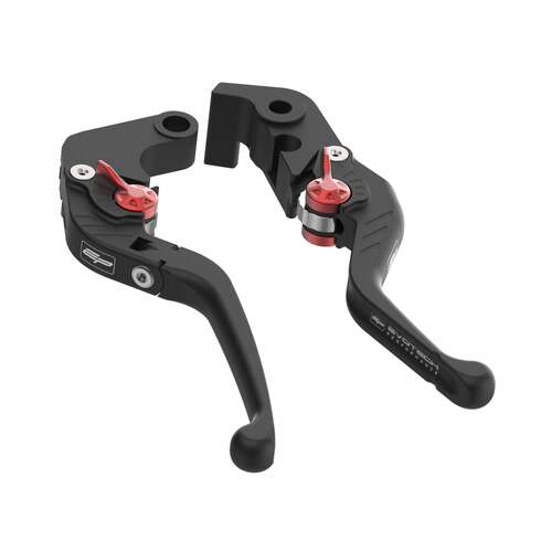 Evotech Performance Evo Folding Clutch And Short Brake Lever Set - Aprilia RS660 (2025+)