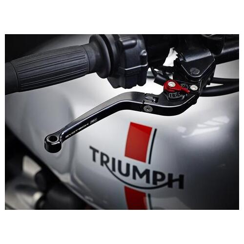 Evotech Performance Folding Clutch And Brake Lever Set To Suit Triumph Street Twin 2016 - Onwards