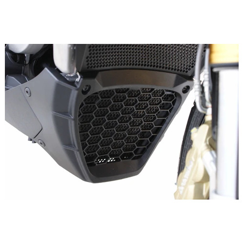 Evotech Performance Oil Cooler Guard To Suit Aprilia Tuono V4 1100 RR 2017 - 2020 