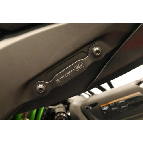 Evotech Performance Footrest Blanking Plate Kit To Suit Kawasaki ZX-10RR Performance 2018 - 2020