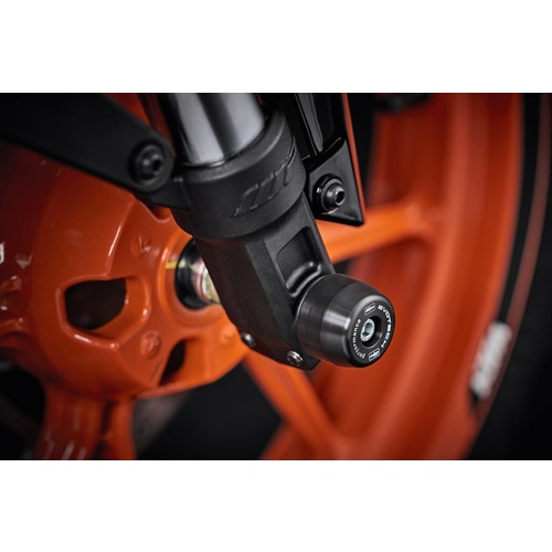 Evotech Performance Front Fork Spindle Bobbins To Suit KTM RC 390 2014 - Onwards