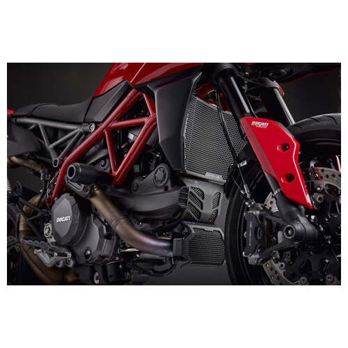 Evotech Performance Radiator, Engine And Oil Cooler Guard Set To Suit Ducati Hypermotard 950 (2019 - Onwards)