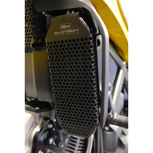 Evotech Performance Oil Cooler Guard To Suit Ducati Scrambler Cafe Racer 2017 - Onwards