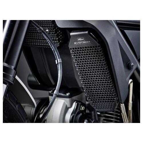 Evotech Performance Oil Cooler Guard To Suit Ducati Scrambler Icon 2019 -  Onwards