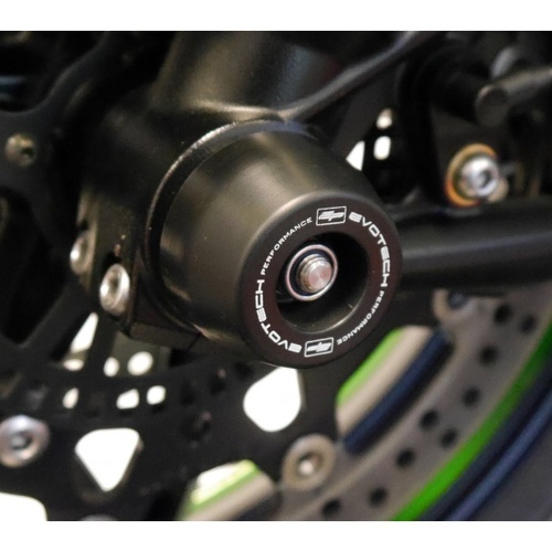 Evotech Performance Front Fork Spindle Bobbins To Suit Kawasaki Ninja H2R 2015 - Onwards