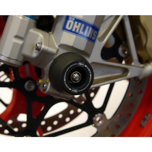 Evotech Performance Front Fork Spindle Bobbins To Suit Aprilia Tuono V4 1100 Factory 2015 - 2016
