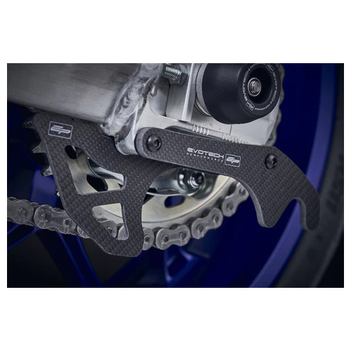 Evotech Performance Carbon Fibre Toe Guard - GP Style Paddock Stand Plates To Suit Yamaha MT-10 SP (2016 - 2021)