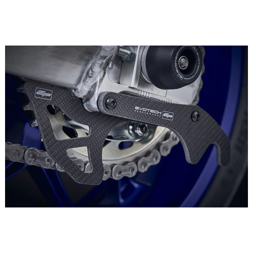 Evotech Performance Carbon Fibre Toe Guard - GP Style Paddock Stand Plates To Suit Yamaha YZF-R9 (2025 - Onwards)