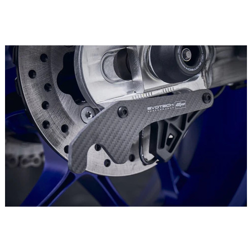 Evotech Performance Carbon Fiber GP Style Paddock Stand Plates To Suit Yamaha YZF-R9 (2025- Onwards)
