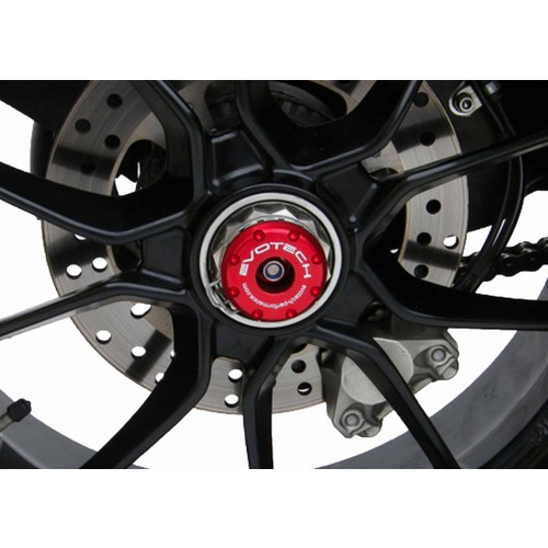 Evotech Performance Rear Spindle Bobbins To Suit Ducati Panigale 1299 2015 - 2017