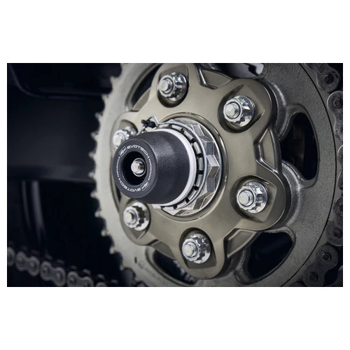 Evotech Performance Rear Spindle Bobbins To Suit Ducati Multistrada V4 Pikes Peak (2022 - Onwards)