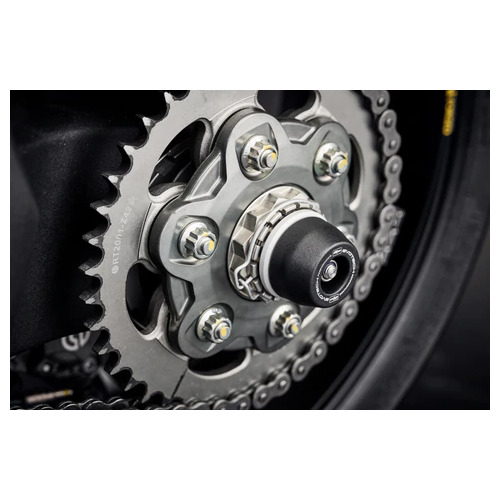 Evotech Performance Rear Spindle Bobbins To Suit Ducati Streetfighter V4 SP (2022 - Onwards)