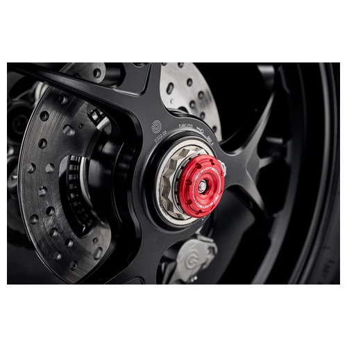 Evotech Performance Rear Spindle Bobbins To Suit Ducati Streetfighter V4 SP2 (2023 - Onwards)