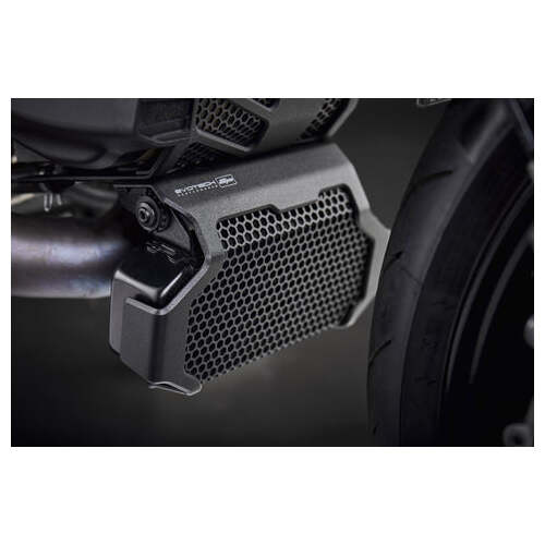 Evotech Performance Oil Cooler Guard To Suit Ducati Hypermotard 950 (2019 - Onwards)