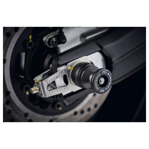 Evotech Performance Rear Spindle Paddock Stand Bobbins To Suit Ducati Scrambler 1100 Tribute Pro (2022 - Onwards)