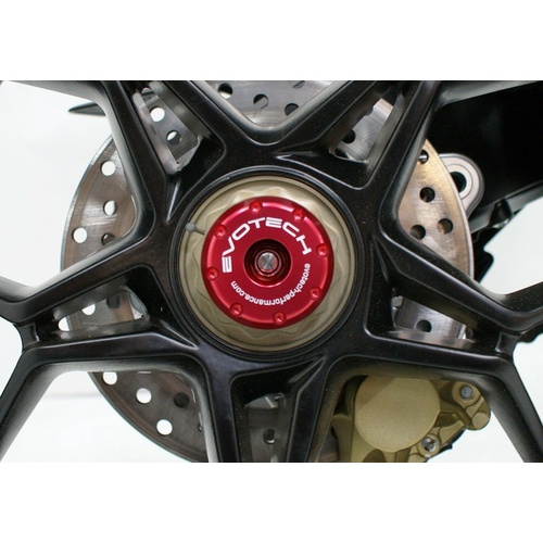 Evotech Performance Rear Spindle Bobbins To Suit MV Agusta Brutale 800 RR 2018 - Onwards