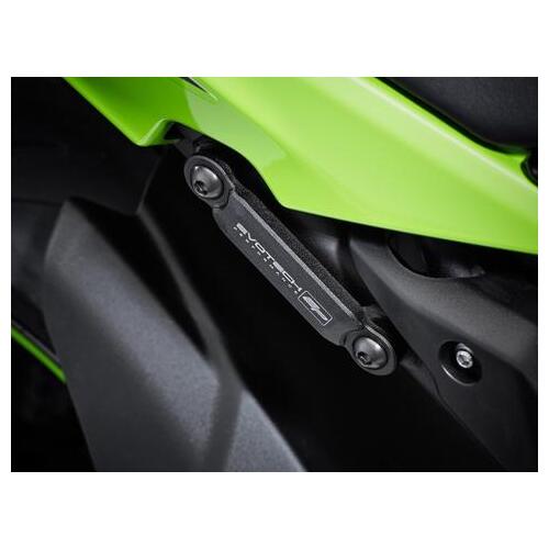 Evotech Performance Footrest Blanking Plates To Suit Kawasaki Ninja 650 (2017 - Onwards)