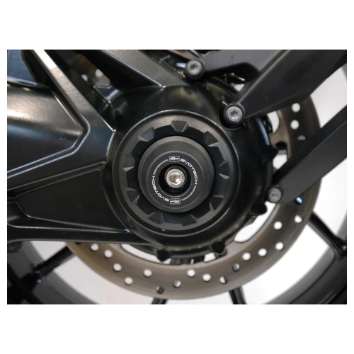 Evotech Performance Rear Spindle Bobbins To Suit BMW R 1300 GS Triple Black (2024 - Onwards)