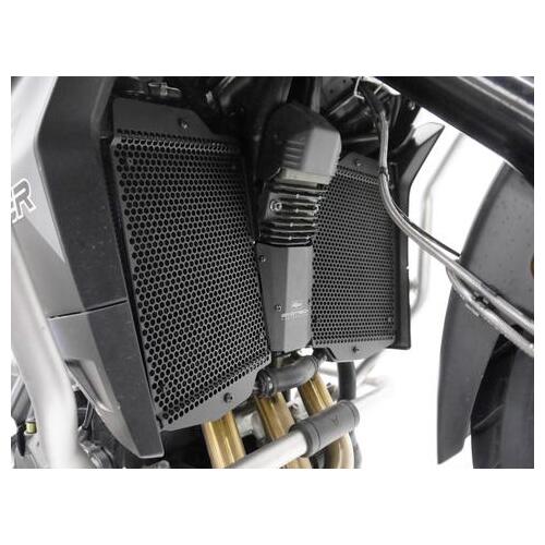 Evotech Performance Radiator Guard To Suit Triumph 900 Rally Pro 2020 - Onwards (Black)