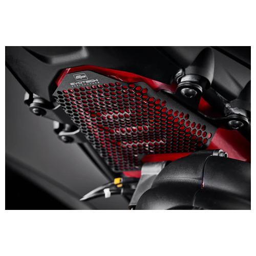 Evotech Performance Pillion Peg Removal Kit / Fuel Tank Cover Guard To Suit Ducati Streetfighter V4 SP (2022 - Onwards)