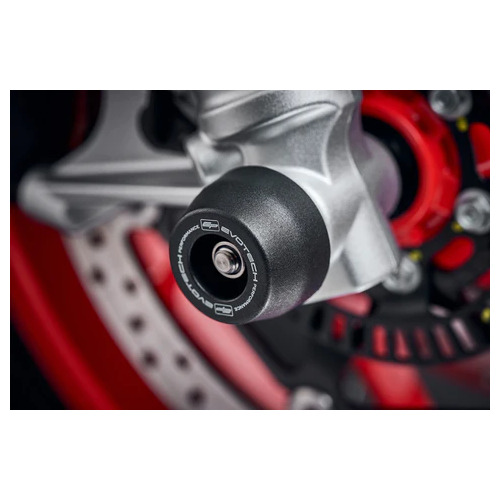 Evotech Performance Front Spindle Bobbins To Suit Aprilia RS660 (2021 - Onwards)