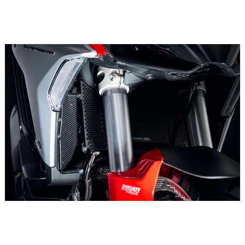 Evotech Performance Radiator Oil Cooler Guard Set To Suit Ducati Multistrada V4 RS (2024 - Onwards)