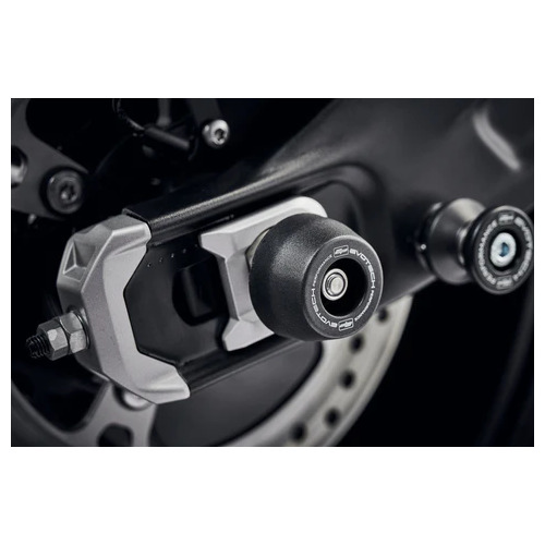 Evotech Performance Rear Spindle Bobbins To Suit Triumph Trident (2021 - Onwards)