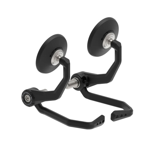 Evotech Performance Bar End Mirrors And Brake and Clutch Protector Kit (Retro) To Suit Yamaha XSR900 (2022 - Onwards)