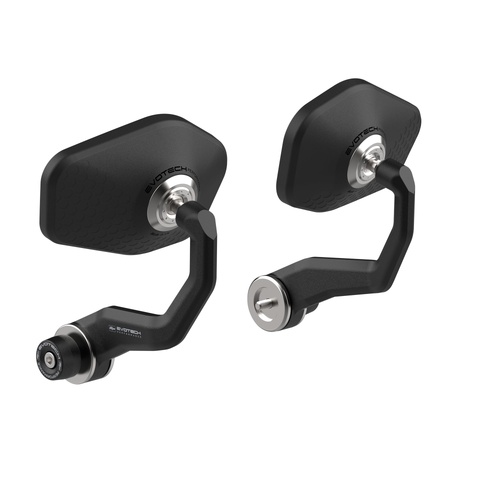 Evotech Handguard Bar End Mirrors (Sport) - Triumph Tiger 900 GT Pro (2020 - 2023)