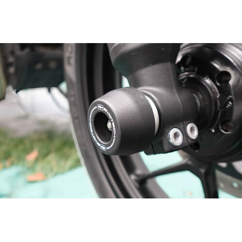 Evotech Performance Front Spindle Bobbins To Suit Triumph Scrambler 400 X (2024 - Onwards)