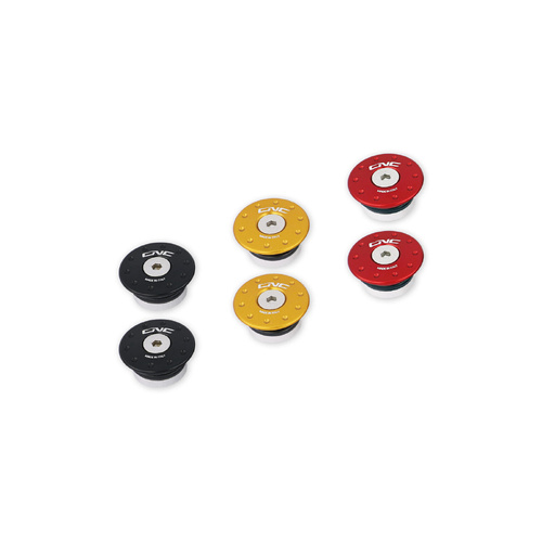 CNC Racing Cap sets for engine guard in steel tube Ducati DesertX