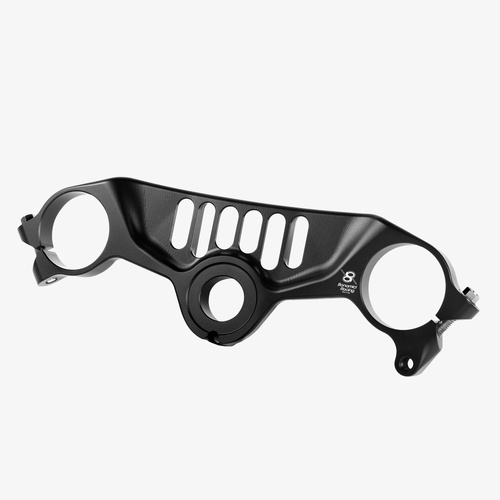 Bonamici Racing Aluminium top triple clamp Kawasaki ZX-10R “Race” 21> - BLACK