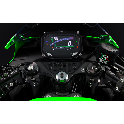 Bonamici Racing Triple Clamp (Street Version) To Suit Kawasaki ZX-6R (2020 - Onwards) - Black