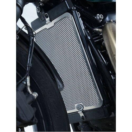 R&G Racing Radiator Guard To Suit Triumph Bonneville Bobber '17-'20