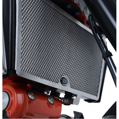 R&G Radiator Guard To Suit Aprilia Shiver 900 2017 - Onwards (Black)