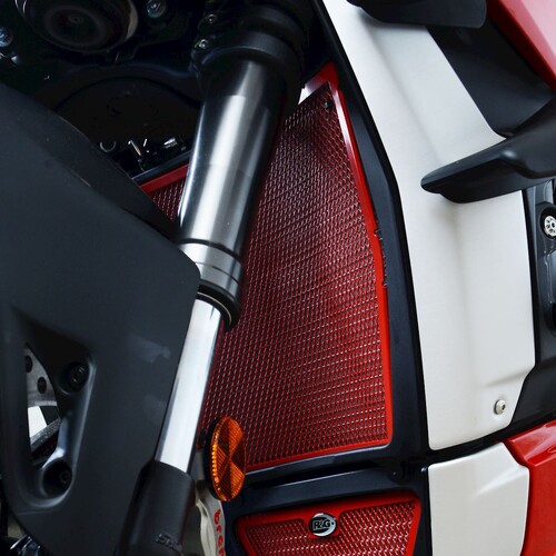 R&G Racing Radiator Guard To Suit Ducati Streetfighter V4(S) '20-, Panigale V4R '19-, Panigale V4(S) '18- & Panigale Speciale '18-