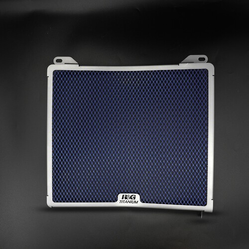 R&G Racing Titanium Radiator Guard To Suit Aprilia Tuono 660 '21-