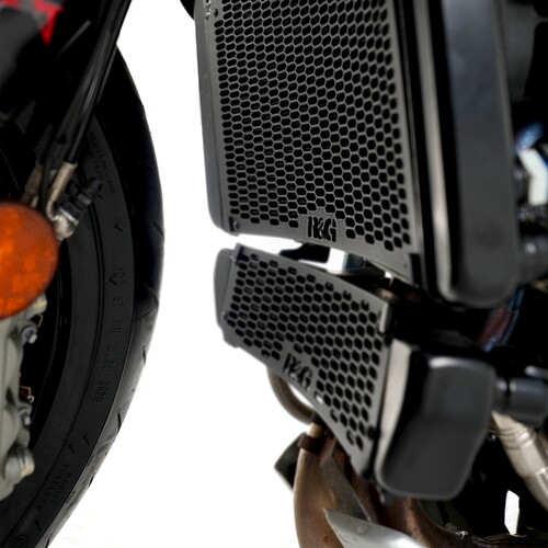 R&G Racing PRO Radiator Guard To Suit MV Agusta Brutale 800RR '22-,Dragster 800RR '21-