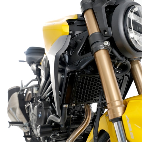 R&G Racing PRO Radiator Guard BLK- Hon CB300R '18-